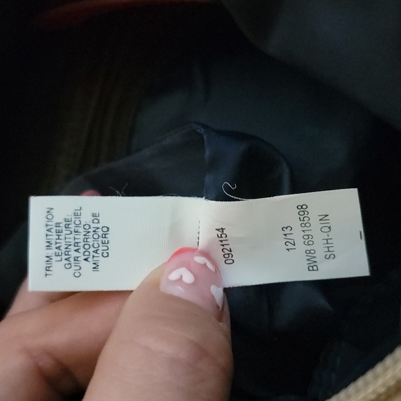 Tommy Hilfiger 12x10 Signature Handbag Creme Brown Fabric - Picture 7 of 7